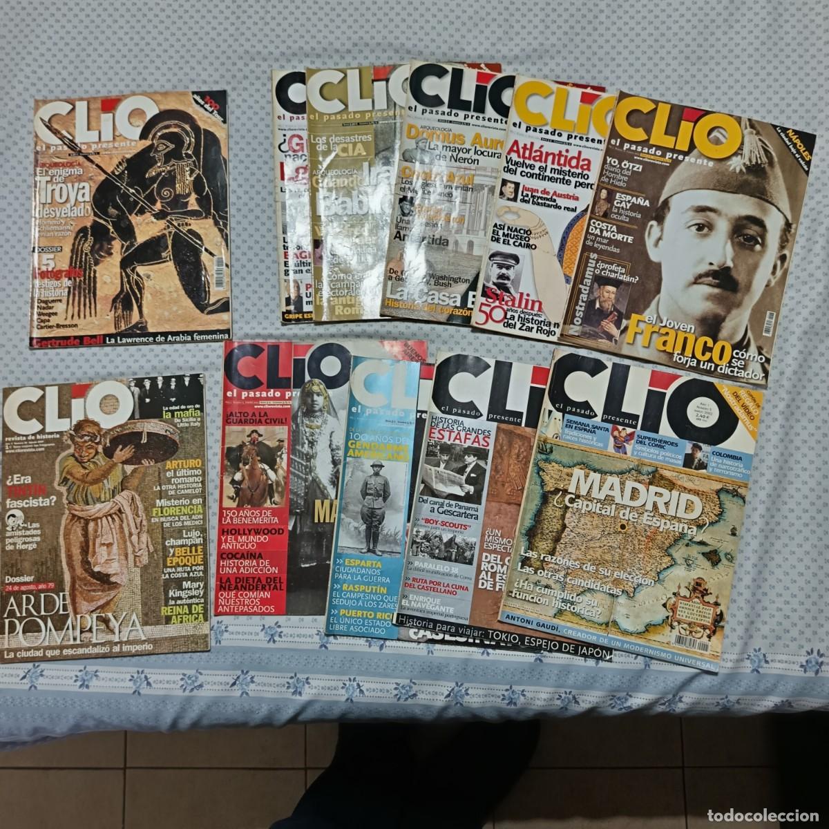Collectionnisme de Revues et Journaux: LOTE REVISTA CLIO 11 NUMEROS A&Ntilde;O 1/2/3