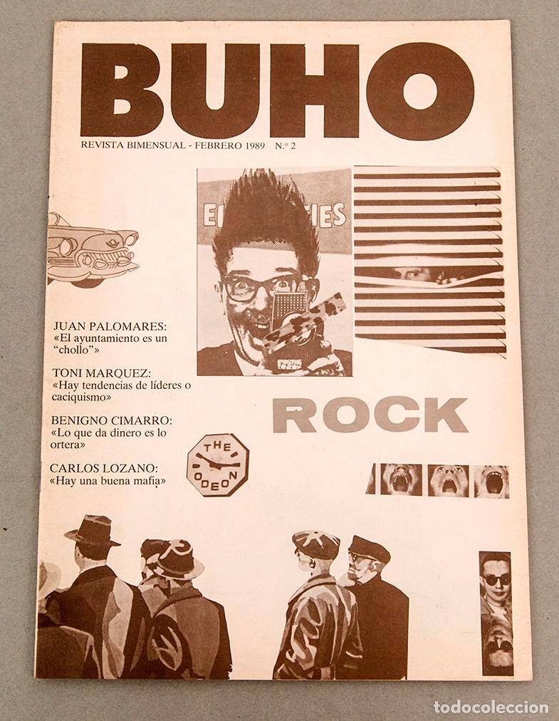 Coleccionismo de Revistas y Peri&oacute;dicos: BUHO - REVISTA - 1989 - TERRASSA - MUSICA, CONCIERTOS, VIDA NOCTURNA