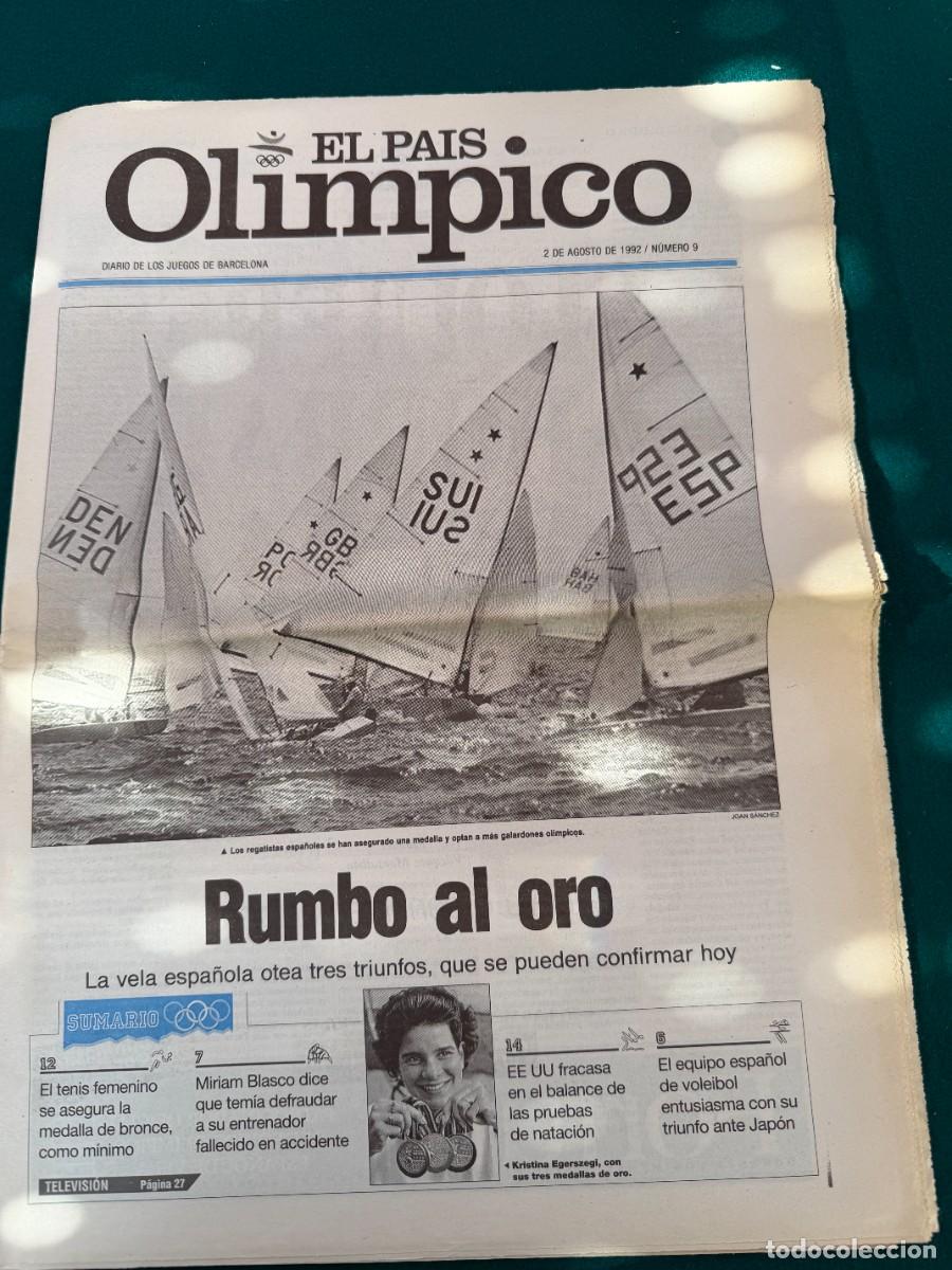 Coleccionismo de Revistas y Peri&oacute;dicos: P- 28 Pags. DE EL PAIS -OLIMPICO - RUMBO AL ORO EN LOS JUEGOS DE BARCELONA DEL 2 -8 -1.992