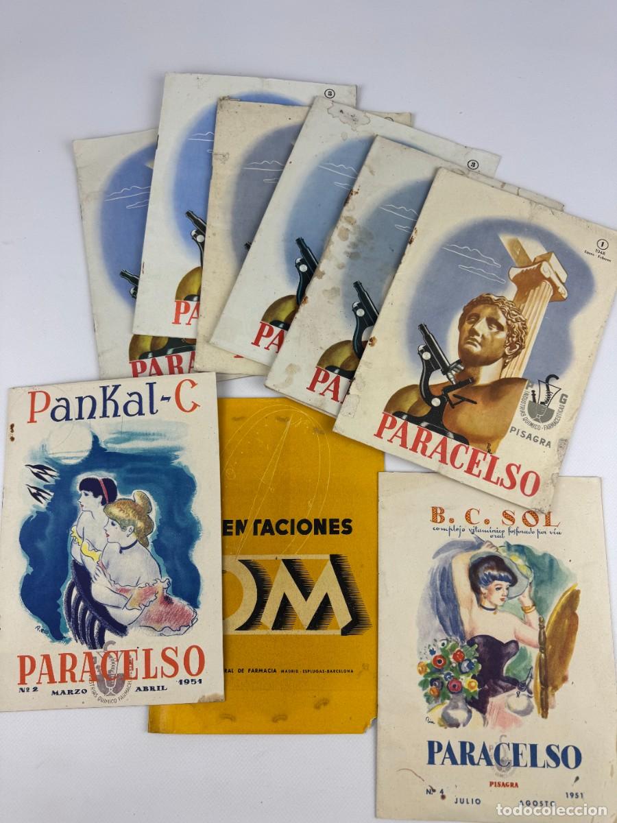 Sammeln von Zeitschriften und Zeitungen: LOTE REVISTAS PARACELSO FARMACIA PUBLICIDAD MEDICA ANTIGUAS - LABORATORIO MEDICO FARMACEUTICO