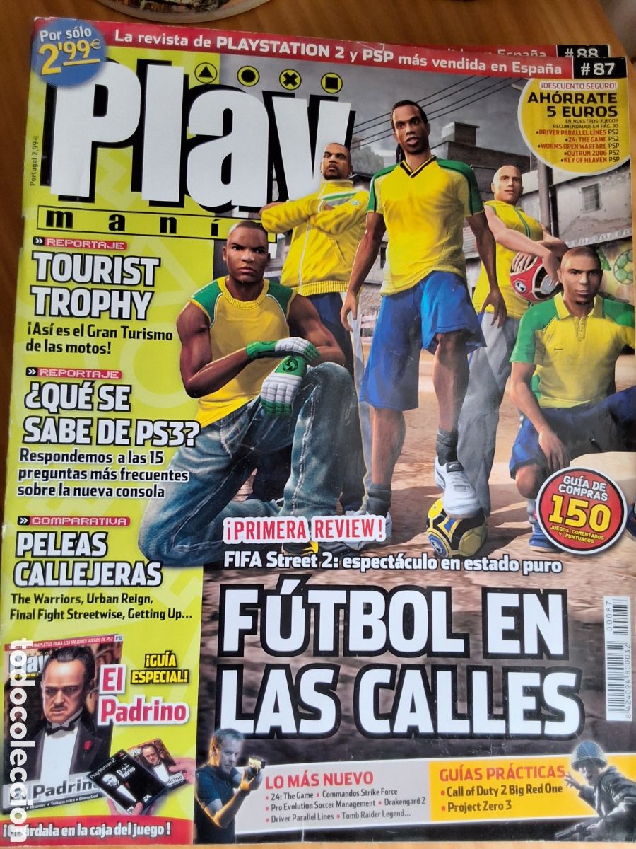 Coleccionismo de Revistas y Peri&oacute;dicos: Play mania revista consolas n&uacute;mero 87 a&ntilde;o 2006/6 incluye gu&iacute;a el padrino