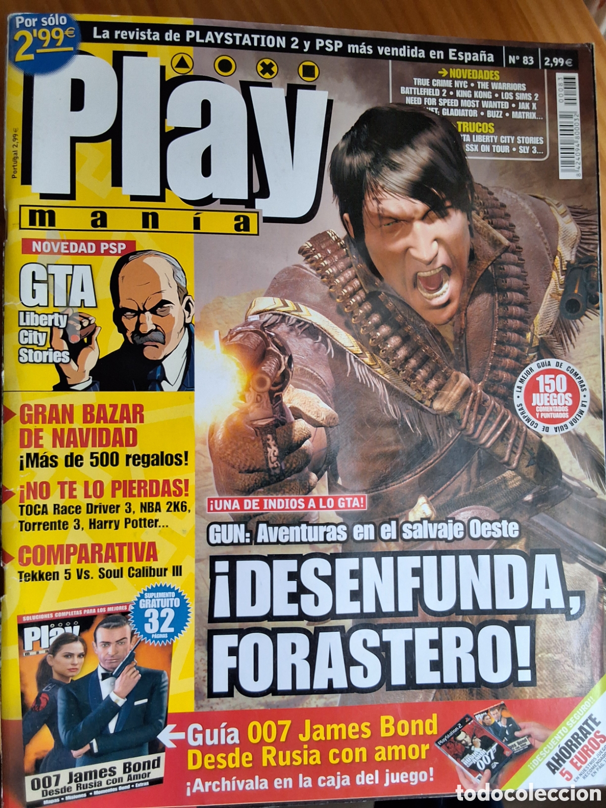 Colecionismo de Revistas e Jornais: Play mania revista consolas n&uacute;mero 83 a&ntilde;o 2006/2 incluye gu&iacute;a James bond