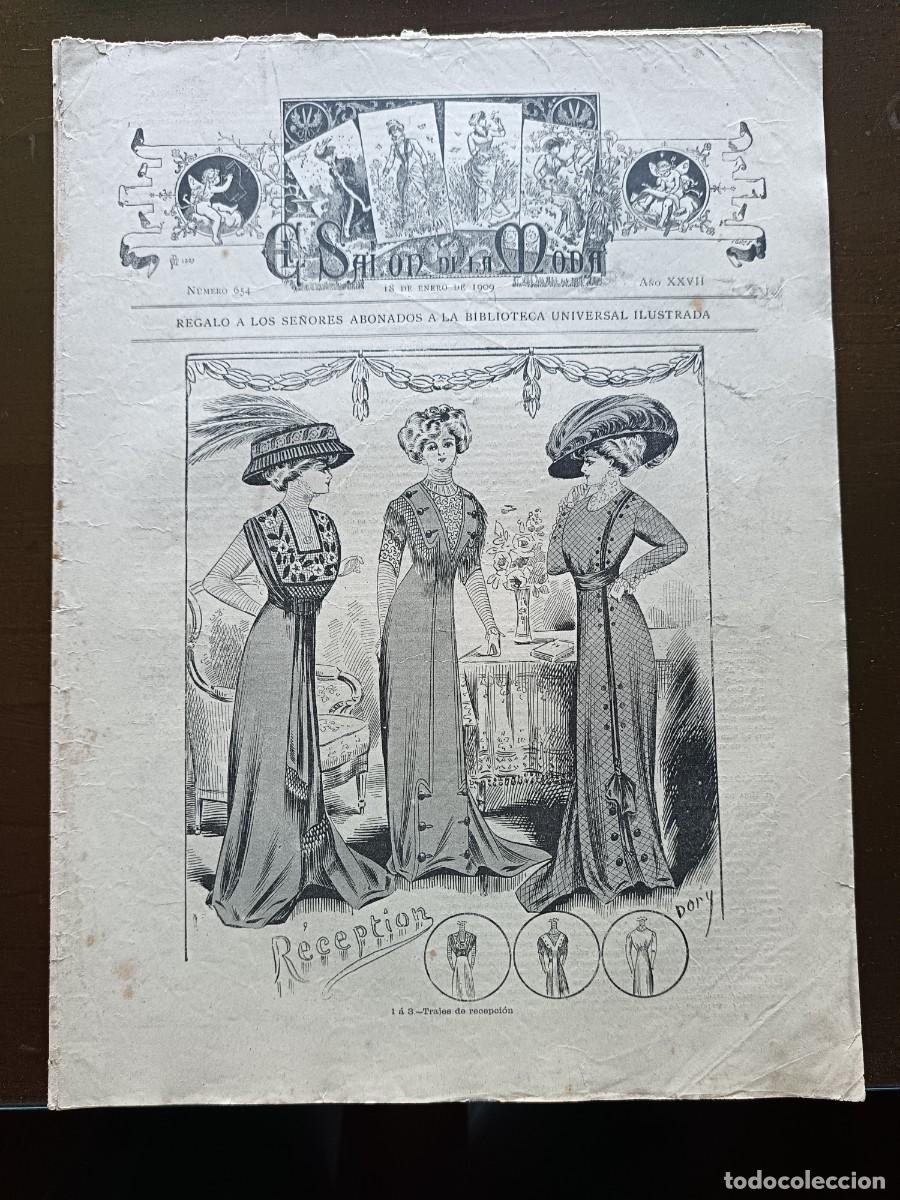 Sammeln von Zeitschriften und Zeitungen: EL SAL&Oacute;N DE LA MODA- N&ordm;-654 - 1909