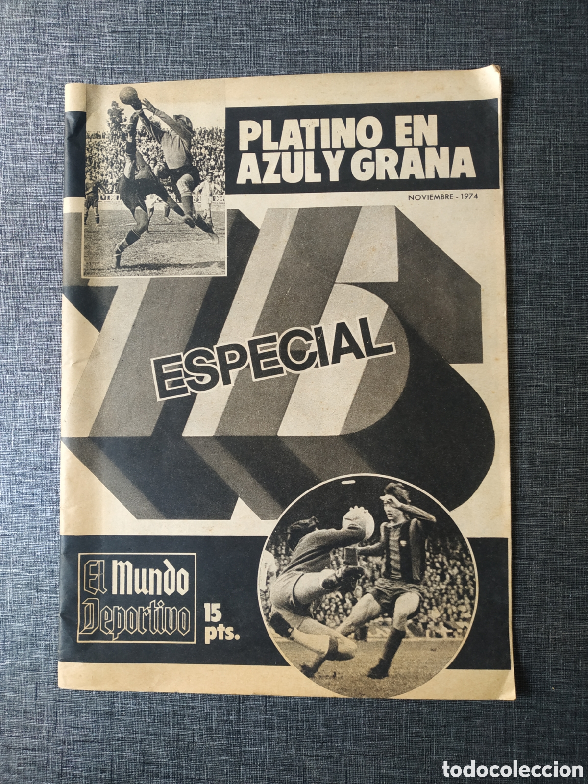 Sammeln von Zeitschriften und Zeitungen: Platino en azulgrana especial 75
