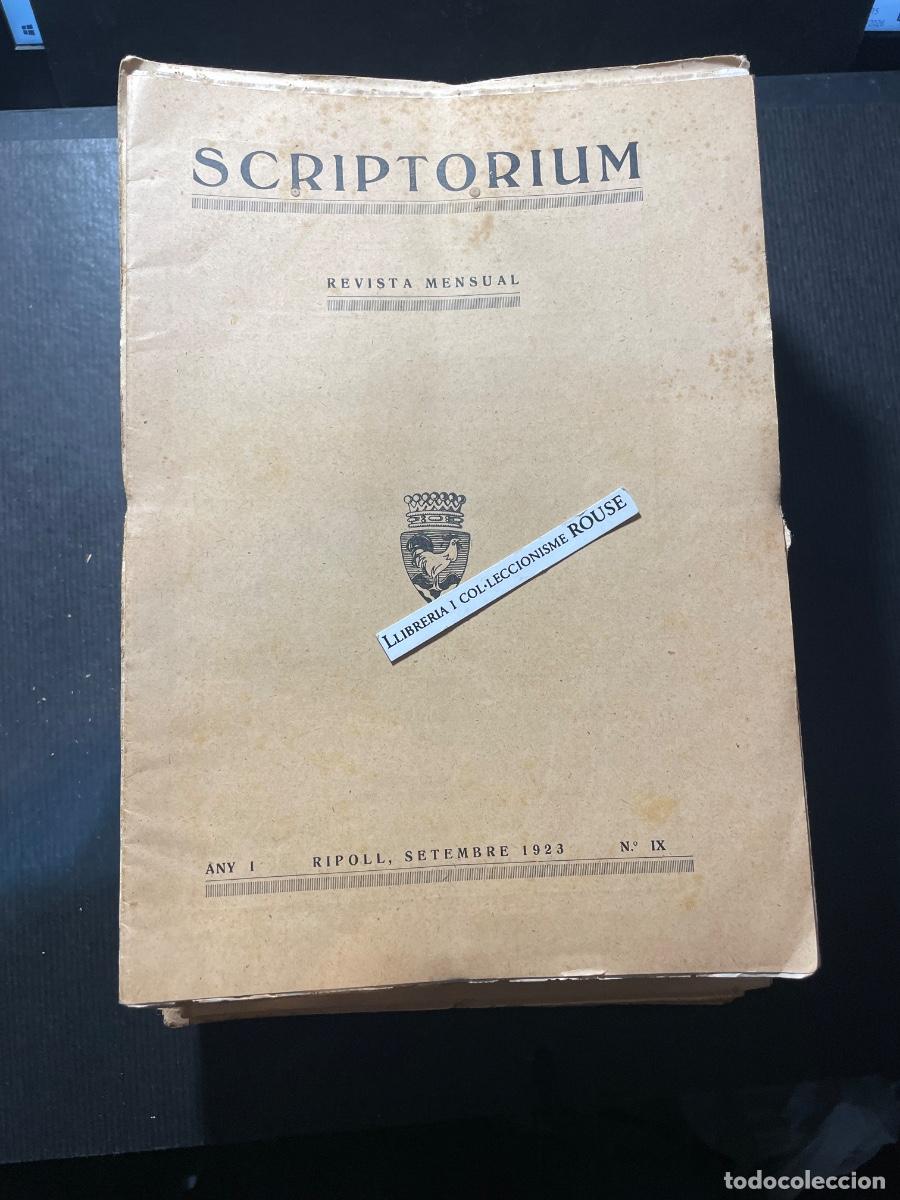 Coleccionismo de Revistas y Peri&oacute;dicos: RIPOLL - ANTIGUA PUBLICACI&Oacute;N - SCRIPTORIUM 1923- 1936 - REVISTA RIPOLLESA - LA COLEC. CONSTA DE 129