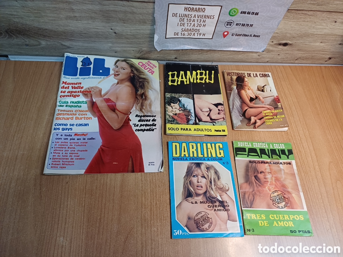 Coleccionismo de Revistas y Peri&oacute;dicos: LOTE REVISTAS, NOVELAS EROTICAS ANTIGUAS