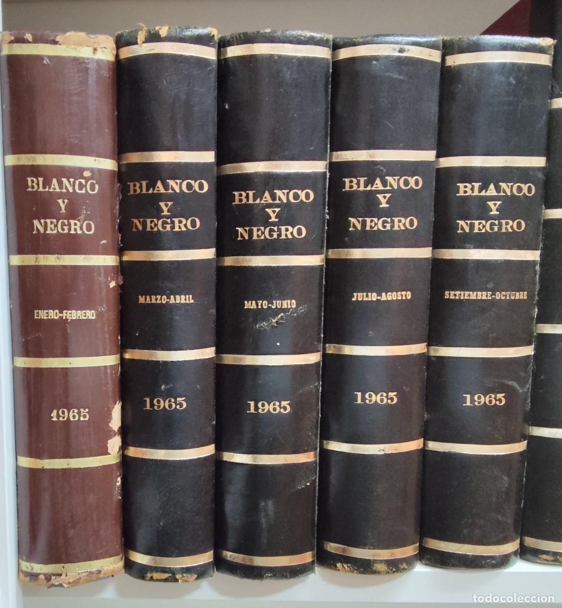 Coleccionismo de Revistas y Peri&oacute;dicos: REVISTAS ENCUADERNADAS BLANCO Y NEGRO A&Ntilde;O 1965