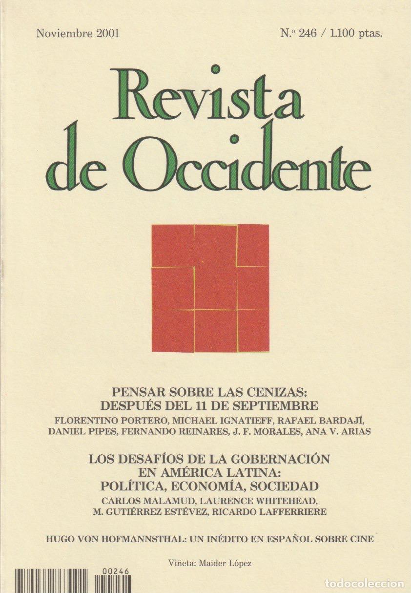 Coleccionismo de Revistas y Peri&oacute;dicos: Revista de Occidente. N&ordm; 246, 2001 * 11 DE SEPTIEMBRE * AM&Eacute;RICA LATINA *