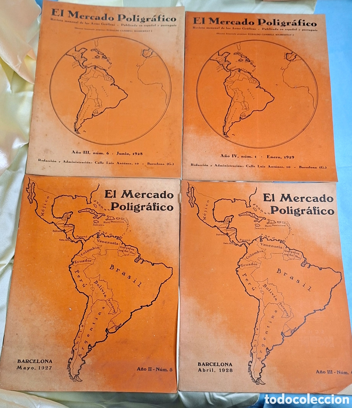 Coleccionismo de Revistas y Peri&oacute;dicos: Revistas El Mercado Poligr&aacute;fico.