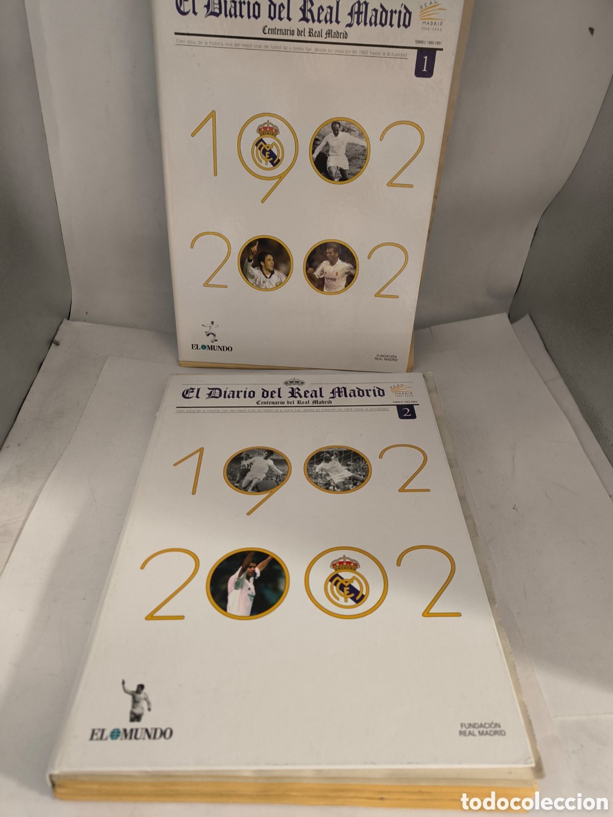 Coleccionismo de Revistas y Peri&oacute;dicos: El diario del Real Madrid centenario del Real Madrid 2 tomos. El mundo. Fundaci&oacute;n Real Madrid