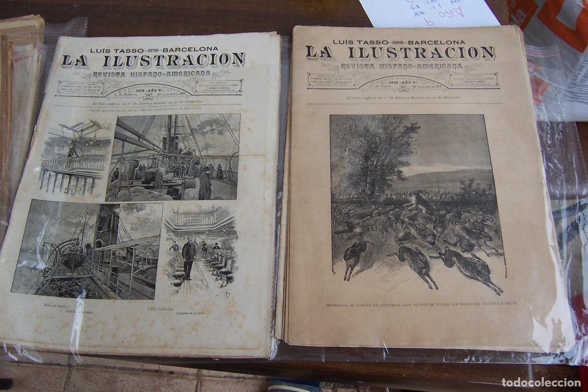 Sammeln von Zeitschriften und Zeitungen: LUIS TASSO,- LA ILUSTRACION HISPANO AMERICANA, A&Ntilde;O 9 ES 1888 EL DE LA ESPOSICION, BARCELONA.