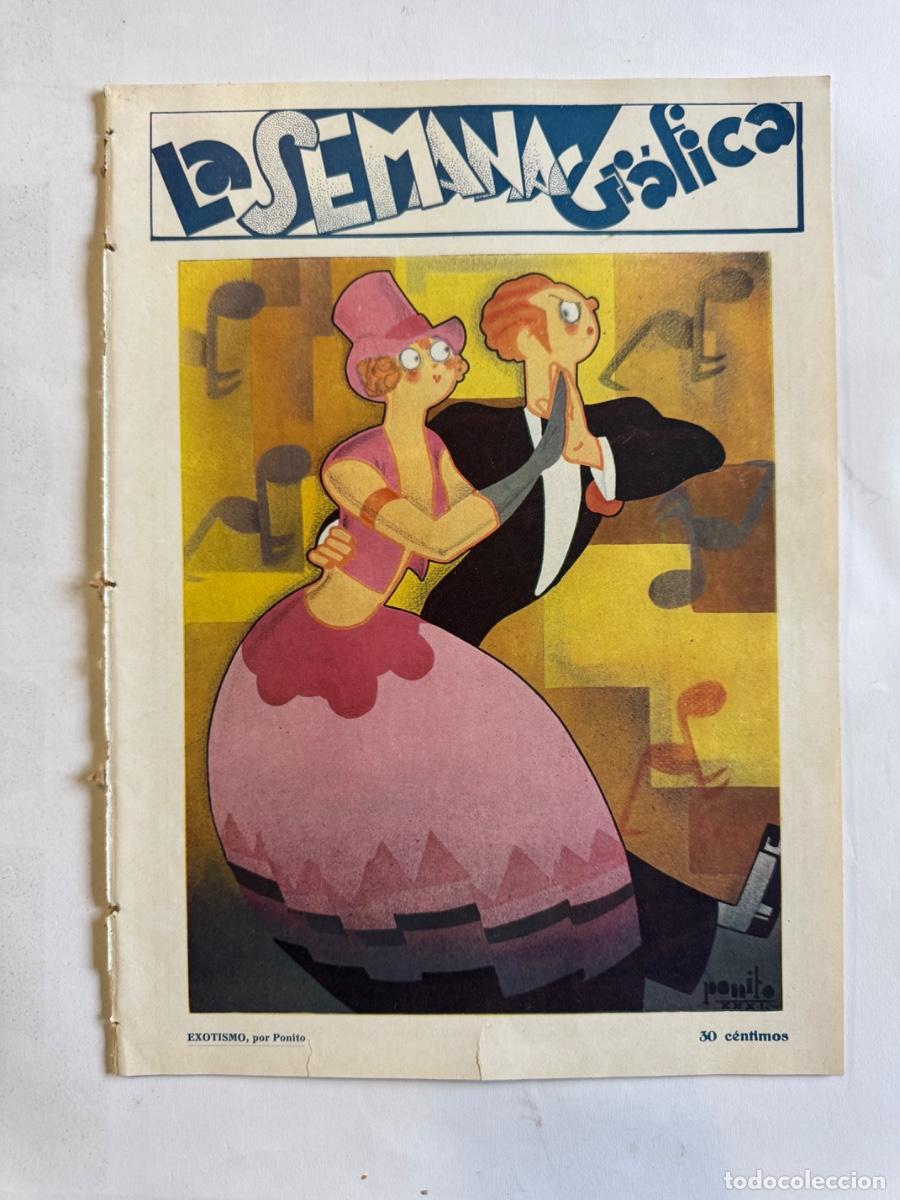 Coleccionismo de Revistas y Peri&oacute;dicos: Revista La Semana Grafica, A&ntilde;o 1931, Seleccion Espa&ntilde;ola, Tablados