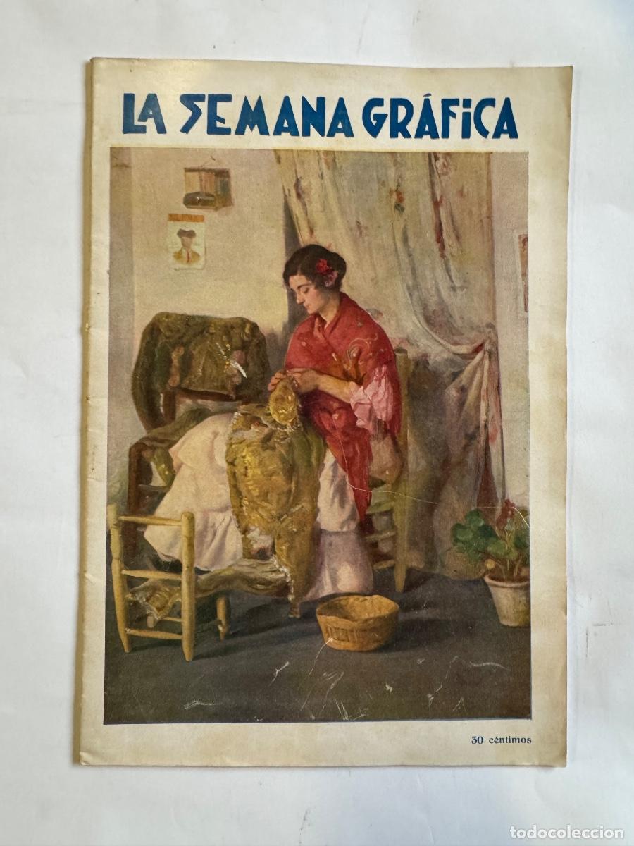 Coleccionismo de Revistas y Peri&oacute;dicos: Revista La Semana Grafica, A&ntilde;o 1929, Habana, Futbol, Castellon, Sueca