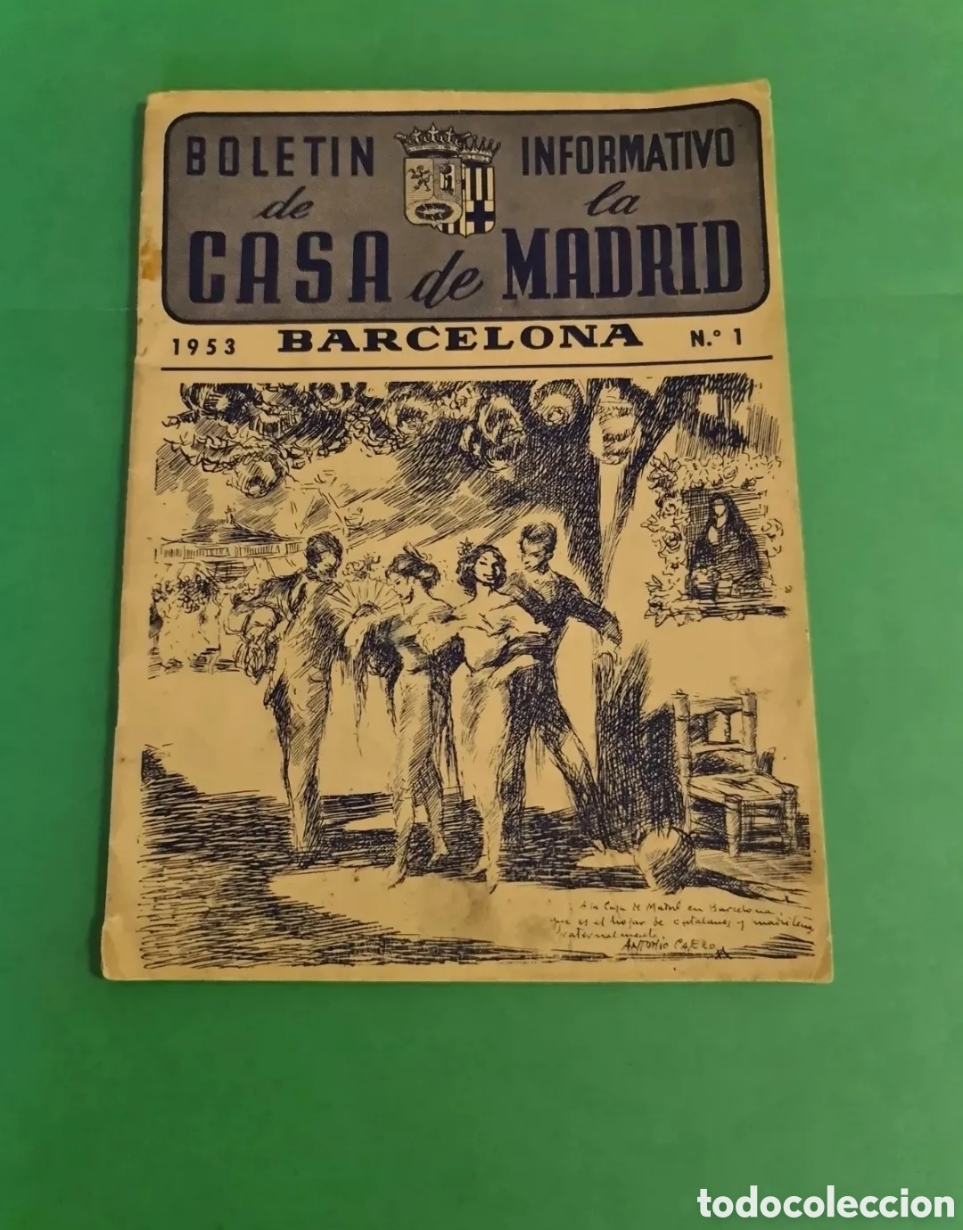 Coleccionismo de Revistas y Peri&oacute;dicos: Bolet&iacute;n informativo de la Casa de Madrid / N&deg;1
