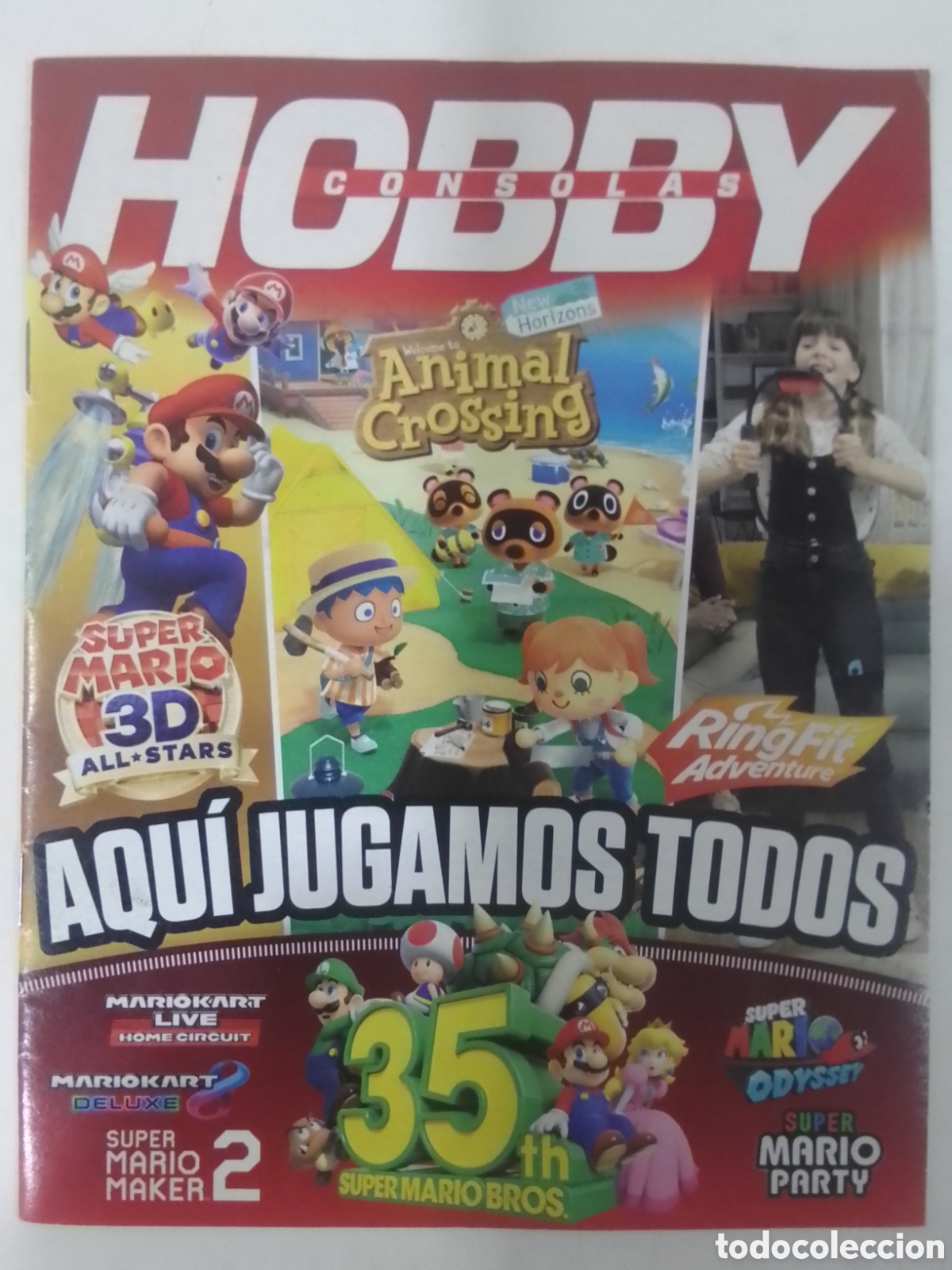 Collezionismo di Riviste e Giornali: Revista HOBBY CONSOLAS AQU&Iacute; JUGAMOS TODOS.