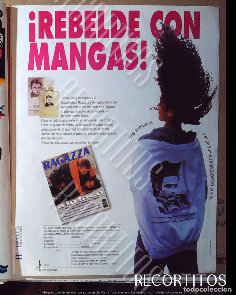 Collezionismo di Riviste e Giornali: JAMES DEAN RAGAZZA LA FRAGANICA COLONIA