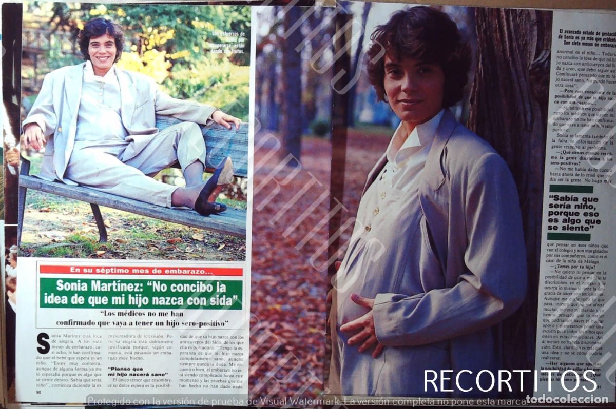 Coleccionismo de Revistas y Peri&oacute;dicos: SONIA MARTINEZ DABA DABA DA EMBARAZADA
