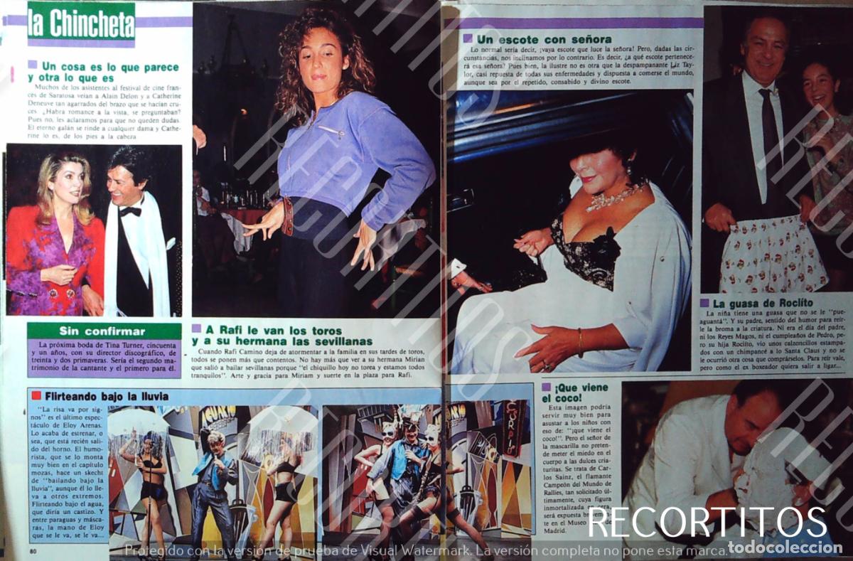Coleccionismo de Revistas y Peri&oacute;dicos: ELIZABETH TAYLOR LIZ ELOY RENAS MIRIAN CAMINO ALAIN DELON CATHERINE DENEUVE PEDRO CARRASCO