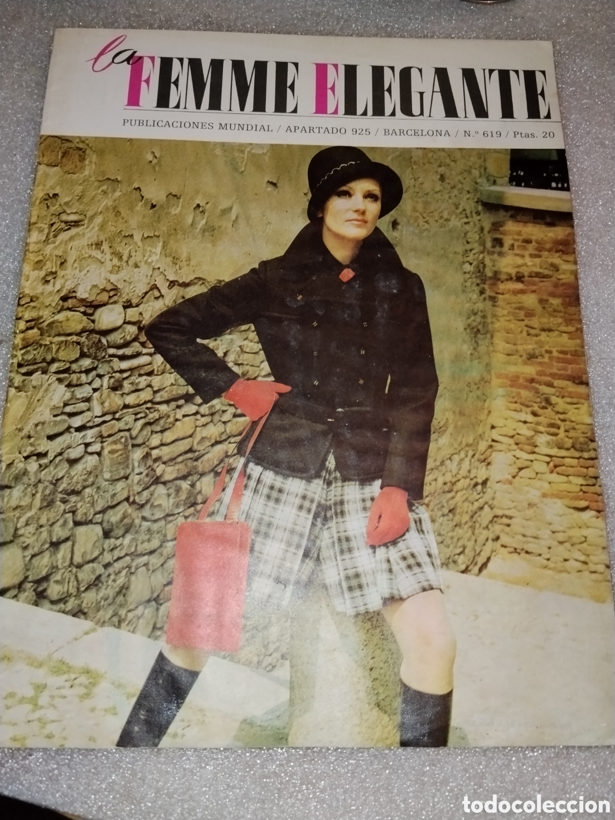 Coleccionismo de Revistas y Peri&oacute;dicos: REVISTA MODA LA FEMME ELEGANTE CASTELLANO n&ordm; 619 OTO&Ntilde;O INVIERNO 1969 figurines de moda