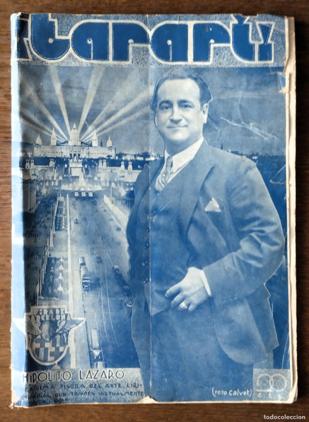 Coleccionismo de Revistas y Peri&oacute;dicos: Revista Tarar&iacute;!, 21 de junio de 1934, n. 138,