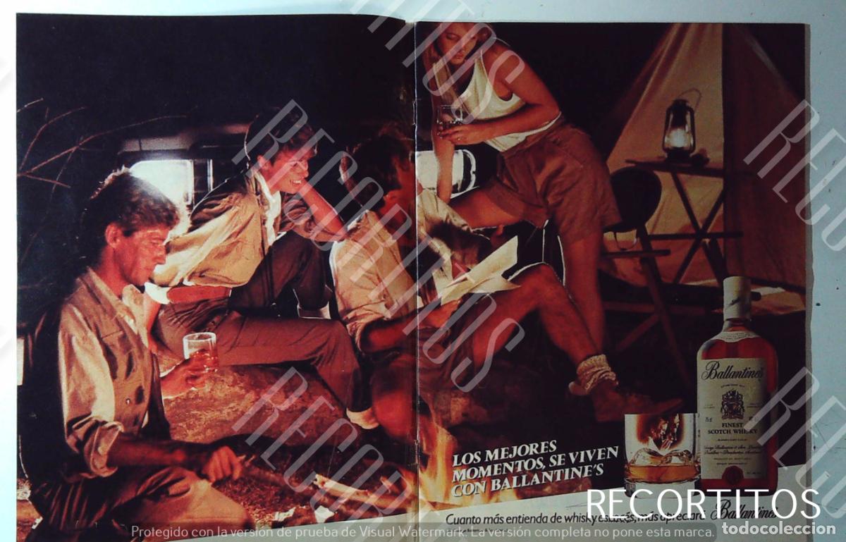 Coleccionismo de Revistas y Peri&oacute;dicos: BALLANTINES WHISKY ANUNCIO PUBLICIDAD