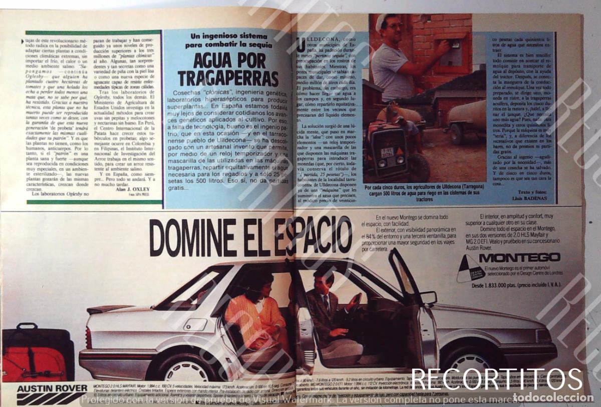 Coleccionismo de Revistas y Peri&oacute;dicos: AUSTIN ROVER MONTEGO ANUNCIO PUBLICIDAD