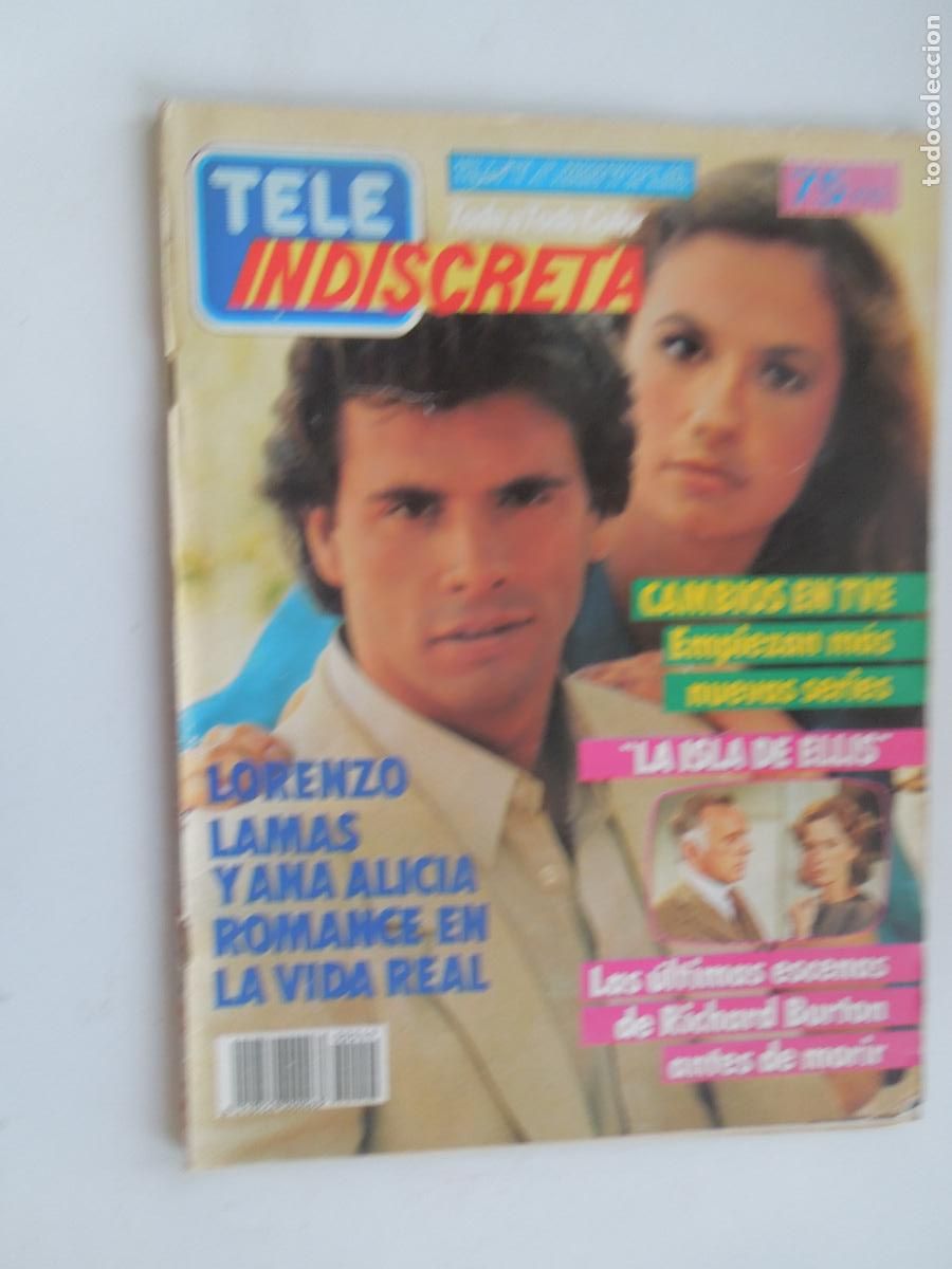 Collezionismo di Riviste e Giornali: TELE INDISCRETA - REVISTA N&ordm; 49 - MARZO 1985 - LORENZO LAMAS.