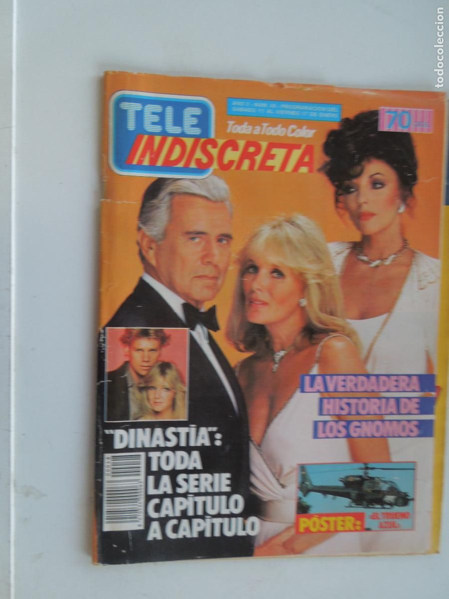 Collezionismo di Riviste e Giornali: TELE INDISCRETA - REVISTA N&ordm; 48 - ENERO 1985 - DINASTIA.