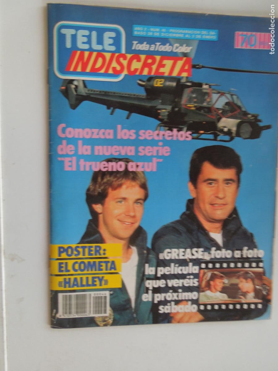Sammeln von Zeitschriften und Zeitungen: TELE INDISCRETA - REVISTA N&ordm; 45 - DICIEMBRE 1985 - GREASE.