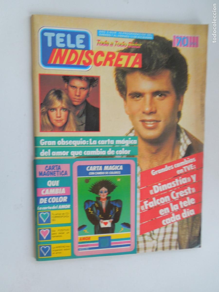 Collection Magazines and Newspapers: TELE INDISCRETA - REVISTA N&ordm; 43 - DICIEMBRE 1985 - ISABEL PANTOJA, LORENZO LAMAS.