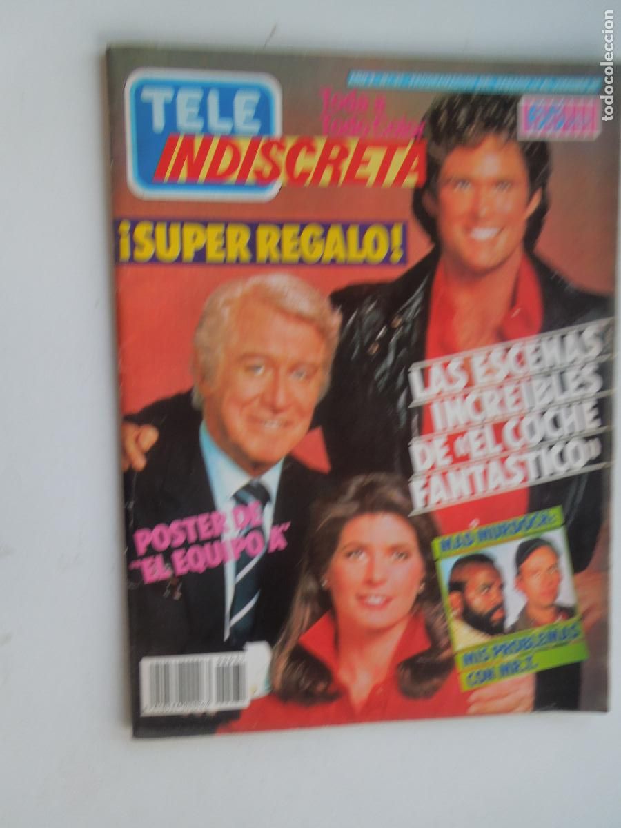 Coleccionismo de Revistas y Peri&oacute;dicos: TELE INDISCRETA - REVISTA N&ordm; 31 - SEPTIEMBRE 1985 - EL EQUIPO A POSTER.