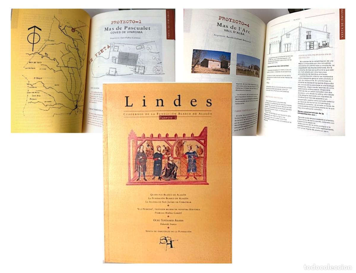 Colecionismo de Revistas e Jornais: Lindes. N&ordm; 1. Cuadernos de la Fundaci&oacute;n Blasco de Alag&oacute;n. (Morella, Castell&oacute;n) ver indice
