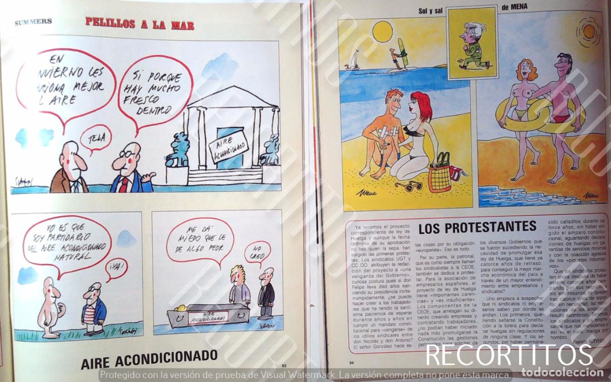 Colecionismo de Revistas e Jornais: PELILLOS A LA MAR MANUEL SUMMERS MENA