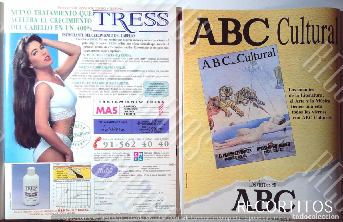 Coleccionismo de Revistas y Peri&oacute;dicos: TRESS TRATAMIENTO CRECE CABELLO