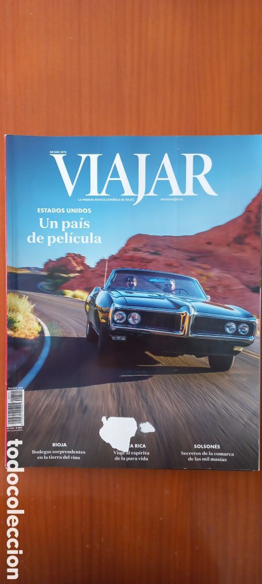 Collection Magazines and Newspapers: Revista Viajar Estado Unidos Un pa&iacute;s de pel&iacute;cula n&uacute;m. 541 Octubre 2024