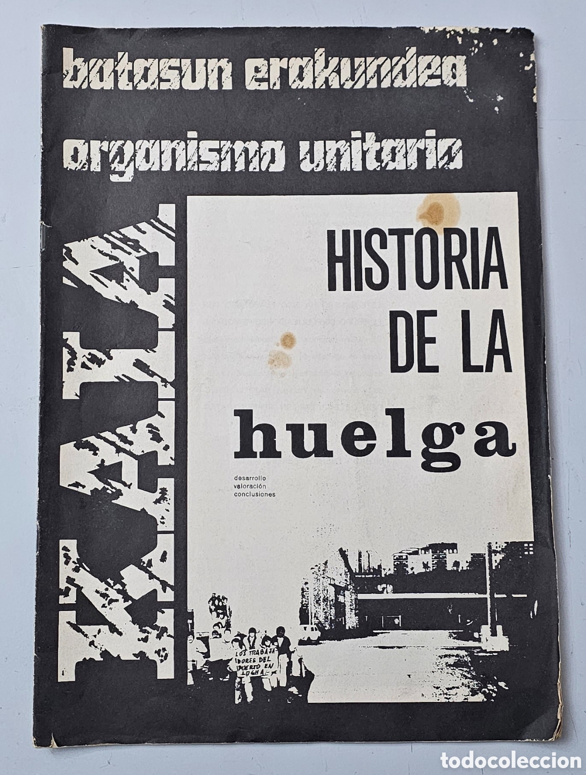 Coleccionismo de Revistas y Peri&oacute;dicos: REVISTA FANZINE KAIKA N&deg;1 (1979) Ondarroa Bizkaia Estibadores Huelga Aduanas Puerto RARISIMO