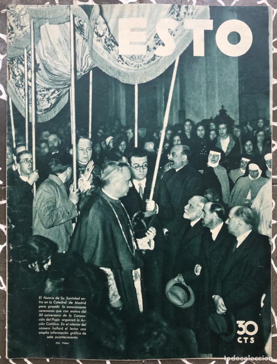 Coleccionismo de Revistas y Peri&oacute;dicos: ESTO, revista del hogar - Febrero 1934 - INFORMACIONES DE ACTUALIDAD