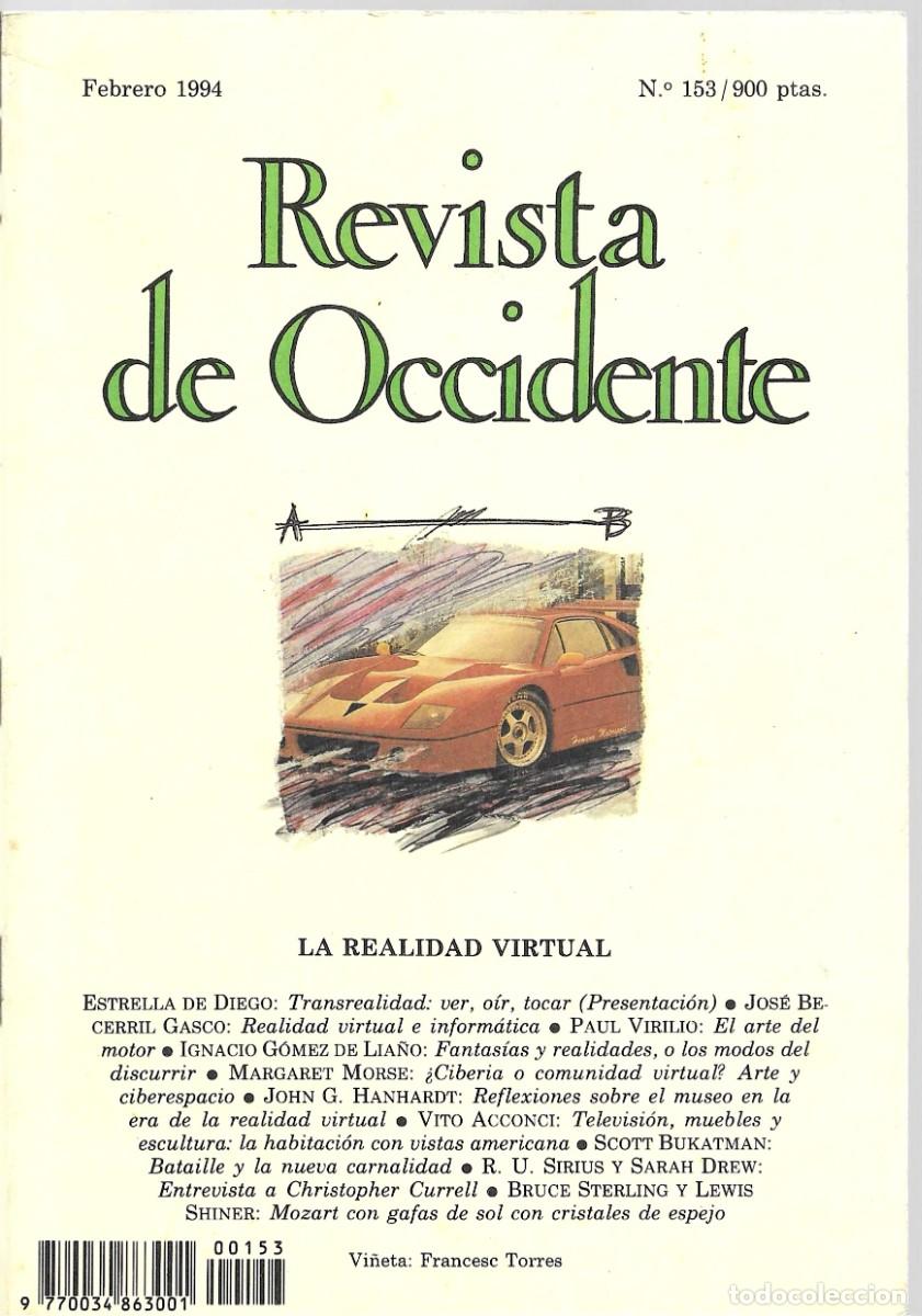 Coleccionismo de Revistas y Peri&oacute;dicos: REVISTA DE OCCIDENTE - FEBRERO 1994 N&ordm; 153