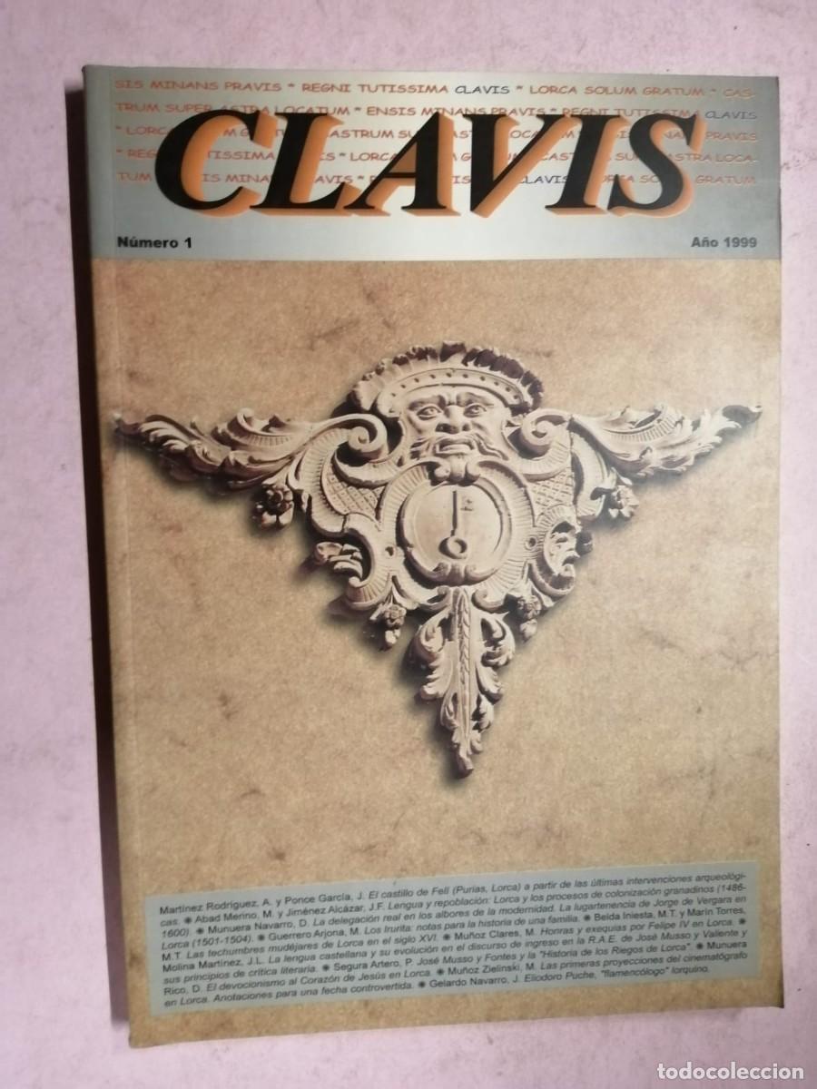 Coleccionismo de Revistas y Peri&oacute;dicos: REVISTA CLAVIS DEL AYUNTAMIENTO DE LORCA, MURCIA (NUMERO 1) EDITADA EN 1999