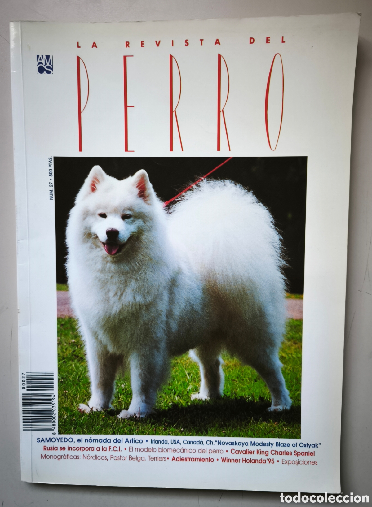 Coleccionismo de Revistas y Peri&oacute;dicos: LA REVISTA DE EL PERRO N&ordm; 27 A&Ntilde;OS 90 - SAMOYEDO