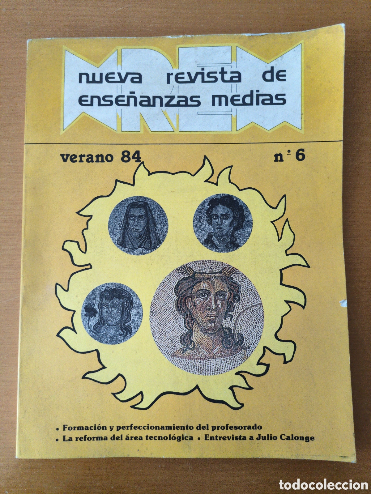Coleccionismo de Revistas y Peri&oacute;dicos: Nueva revista de ense&ntilde;anzas medias n&ordm;6. Verano 84
