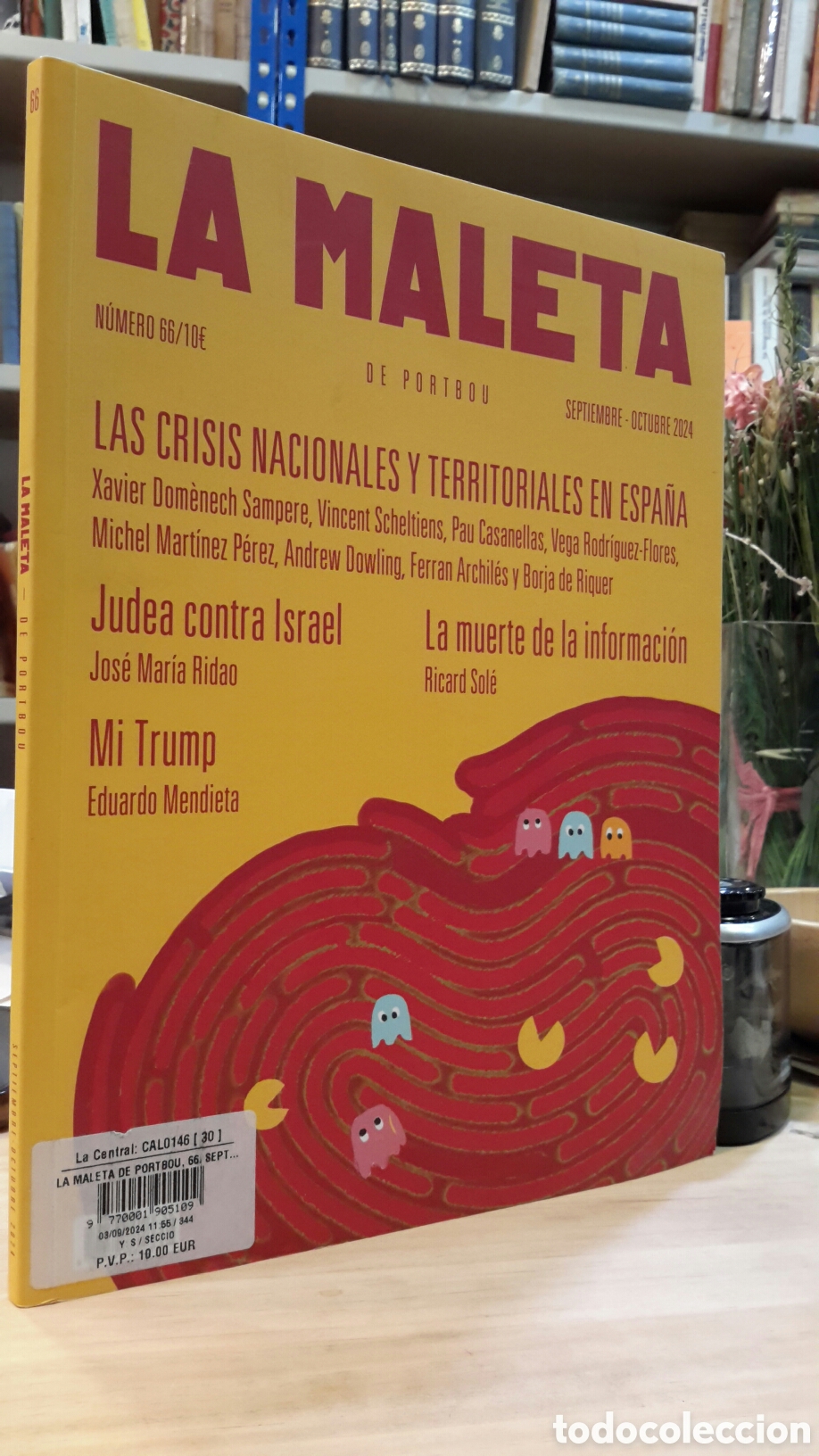 Coleccionismo de Revistas y Peri&oacute;dicos: Revista La Maleta de Portbou, n&deg; 66, septiembre - octubre 2024. Las crisis nacionales y territoriale