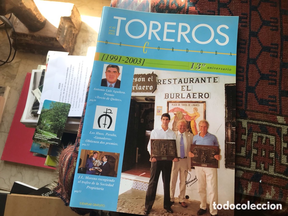 Coleccionismo de Revistas y Peri&oacute;dicos: Toreros de C&oacute;rdoba. N&ordm; 62. 2003