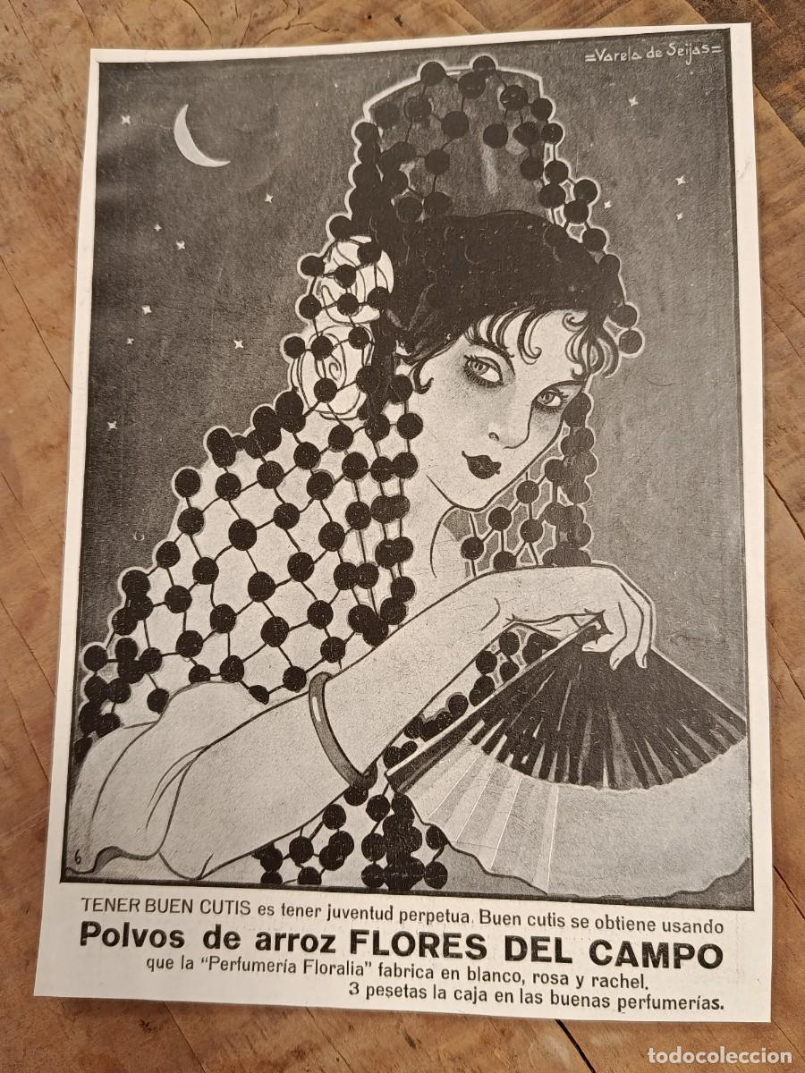 Colecionismo de Revistas e Jornais: Mujer Espa&ntilde;ola. A&ntilde;os 10-20. Varela de Seijas. Publicidad revista Flores del Campo