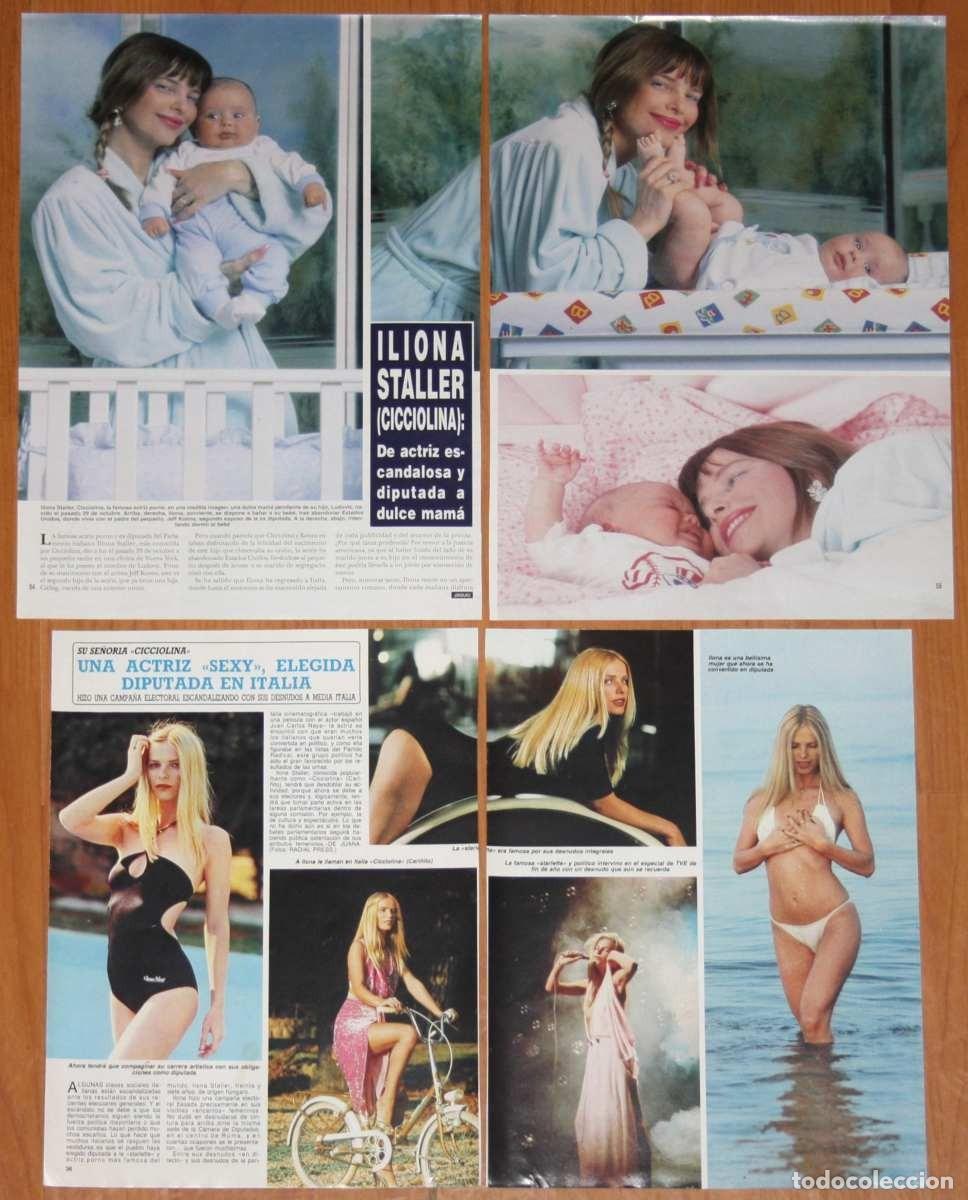 Collection Magazines and Newspapers: ILONA STALLER CICCIOLINA lote prensa magazine clippings 1980s/90s sexy photos Italia Hungria actress