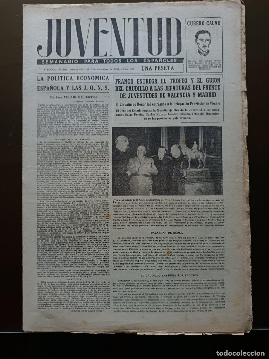 Collection Magazines and Newspapers: JUVENTUD- SEMANARIO PARA TODOS LOS ESPA&Ntilde;OLES- N&ordm;-525-1953