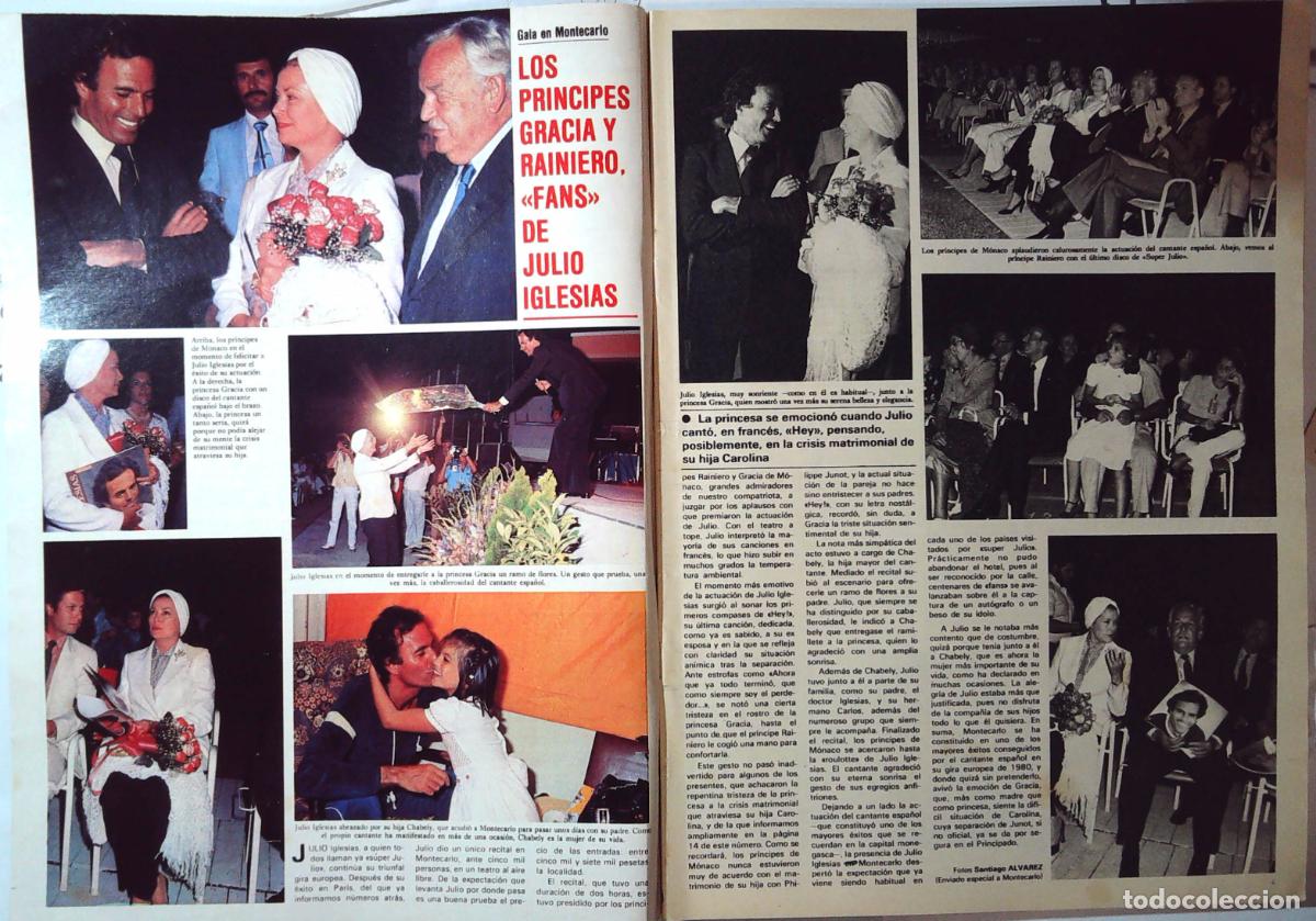 Colecionismo de Revistas e Jornais: GRACE KELLY JULIO IGLESIAS