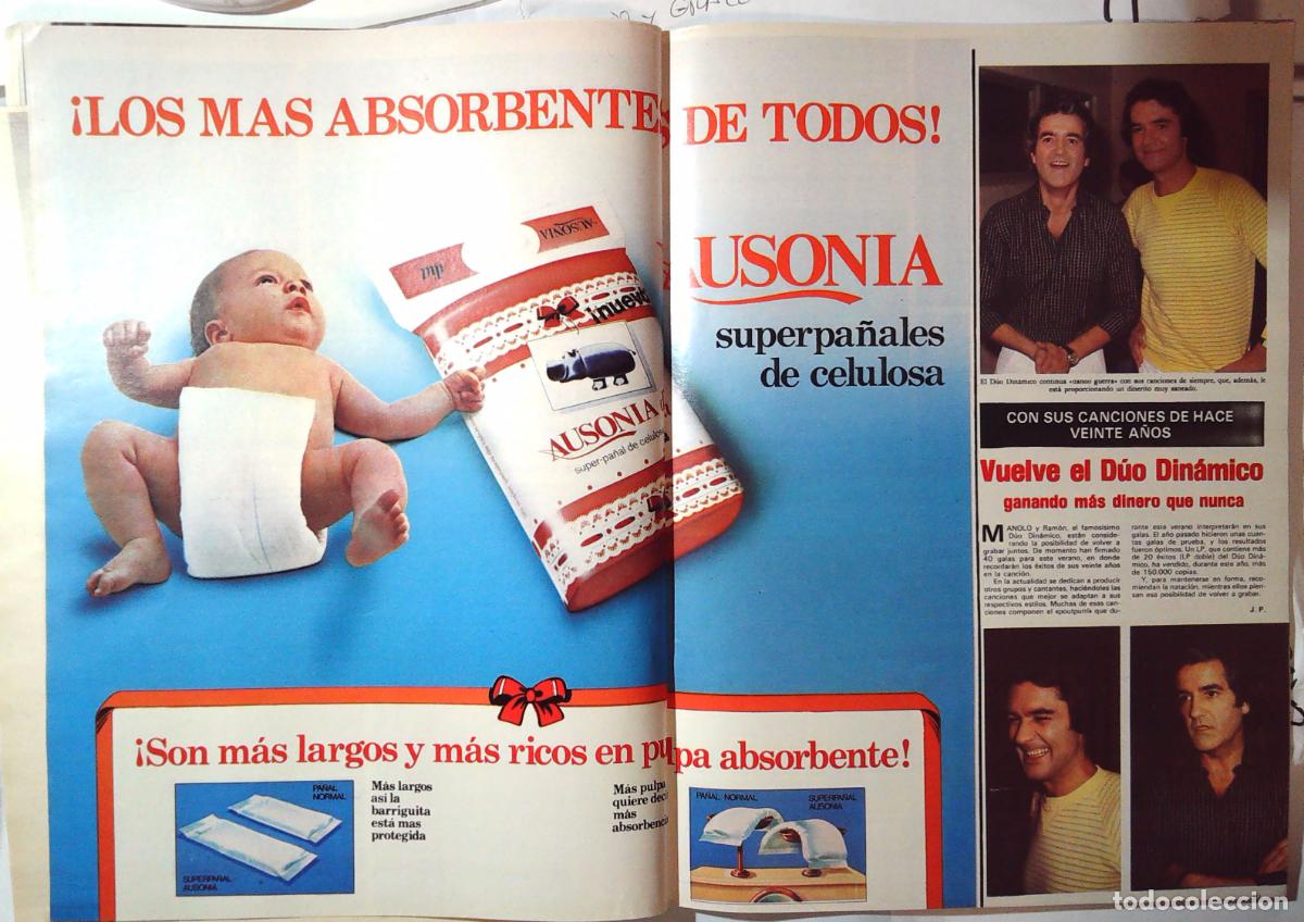 Colecionismo de Revistas e Jornais: ausonia pa&ntilde;ales anuncio publicidad BEBE EL DUO DINAMICO MANUEL DE LA CALVA RAMON ARCUSA