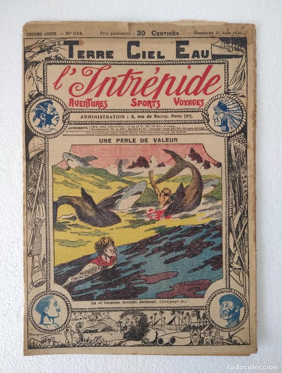 Colecionismo de Revistas e Jornais: Revista L ́Intrepide No.514 A&ntilde;o 1920