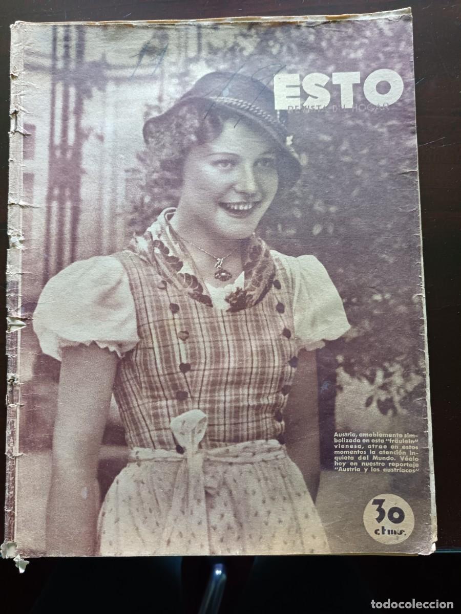 Colecionismo de Revistas e Jornais: ESTO- REVITA PARA EL HOGAR-N&ordm;-32- 1934